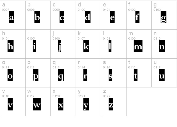 Crayomonde lowercase a-z preview