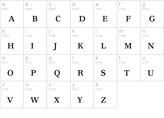 Cremona BQ Expert Regular lowercase a-z preview
