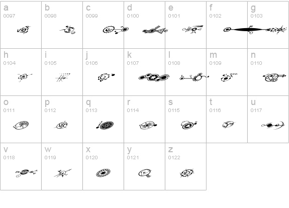 CropCircles lowercase a-z preview