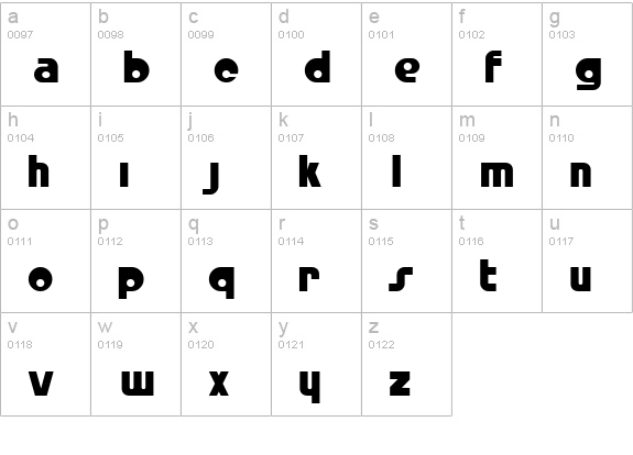 Crystal Radio Kit lowercase a-z preview
