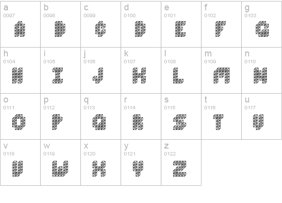 Cube Toss lowercase a-z preview