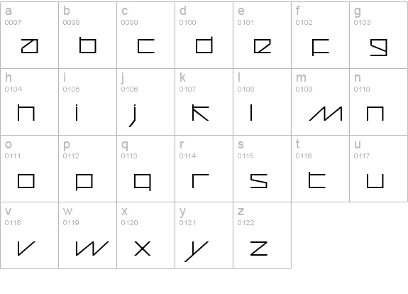 Cubos lowercase a-z preview