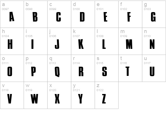 Cure - Wild Mood Swings lowercase a-z preview