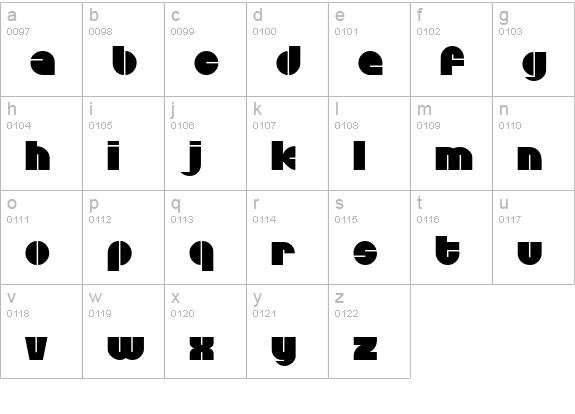 D730-Deco-Regular lowercase a-z preview