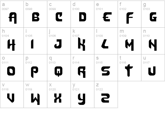 Dafunk2 lowercase a-z preview