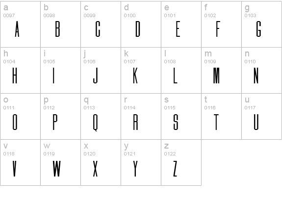 Daily Medium lowercase a-z preview