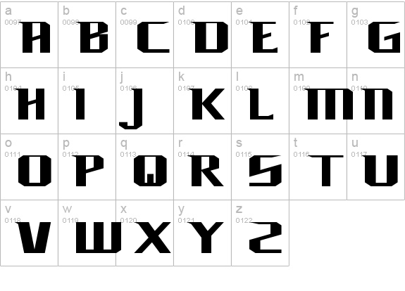 Daredevil lowercase a-z preview