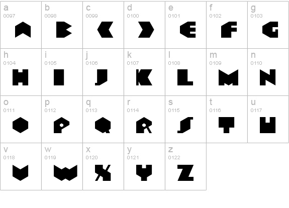 Data Transfer lowercase a-z preview