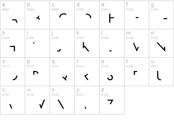 DearJohn lowercase a-z preview