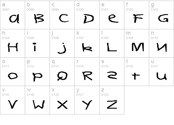 DearTeacher-Normal Ex lowercase a-z preview