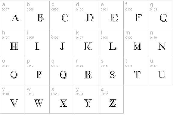 decadence in a different light lowercase a-z preview