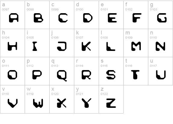 Demun Lotion lowercase a-z preview