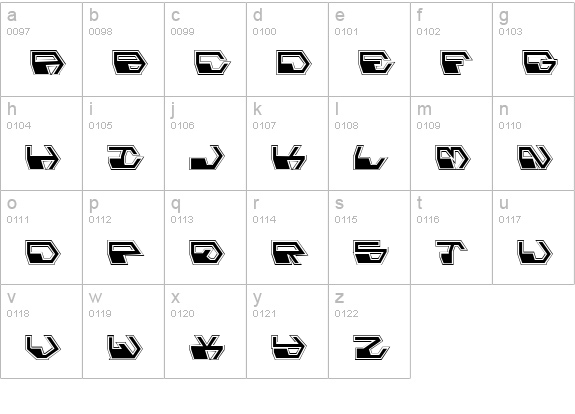 Deranian Pro lowercase a-z preview