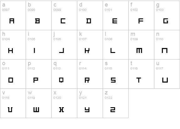 DeStyle lowercase a-z preview