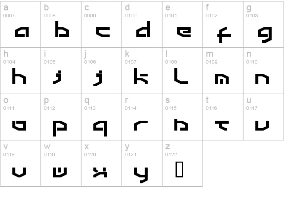 Detroit 3k lowercase a-z preview