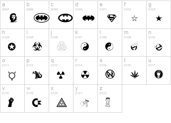 Devil inside lowercase a-z preview