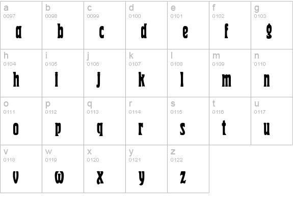 DG_Herold lowercase a-z preview