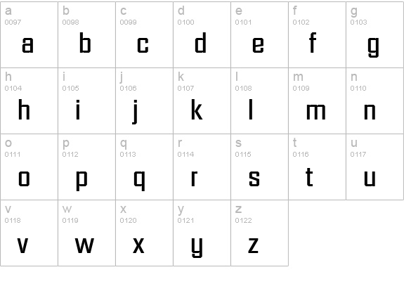 DiamanteSerial-Medium-Regular lowercase a-z preview