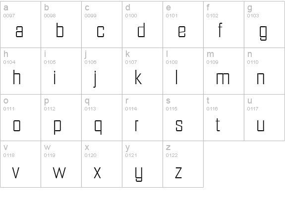DiamanteSerial-Xlight-Regular lowercase a-z preview
