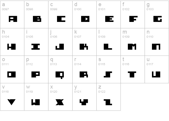 Diesel lowercase a-z preview