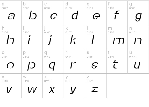 Dilemma Red lowercase a-z preview