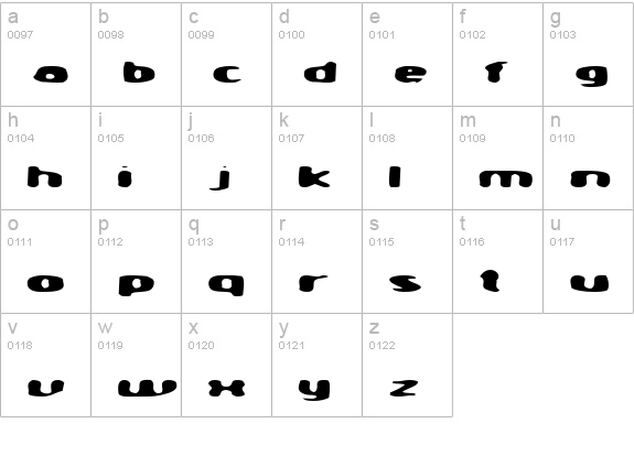 Dioptrin lowercase a-z preview