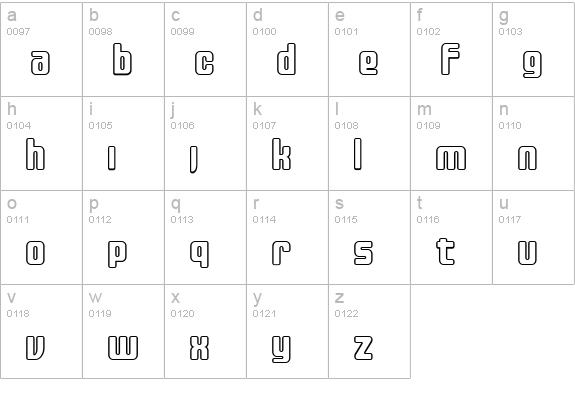 disc lowercase a-z preview