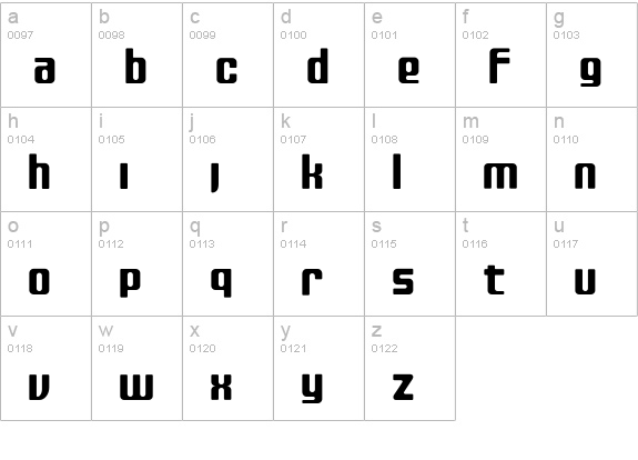 disc_black lowercase a-z preview