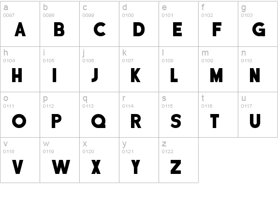 DISCIPLINA PERSONAL USE lowercase a-z preview
