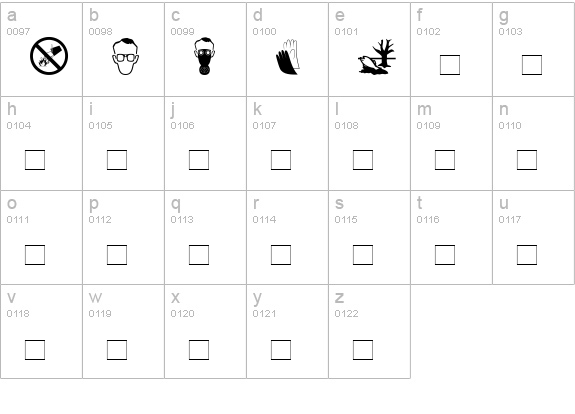 DivChem lowercase a-z preview
