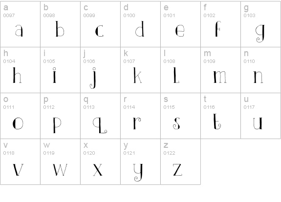 DK Clair De Lune lowercase a-z preview