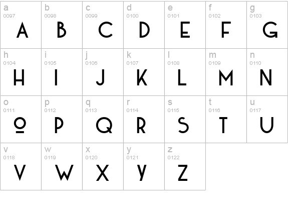 DK Kaikoura lowercase a-z preview