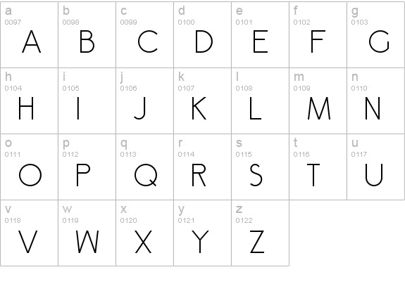 DK Semarang lowercase a-z preview