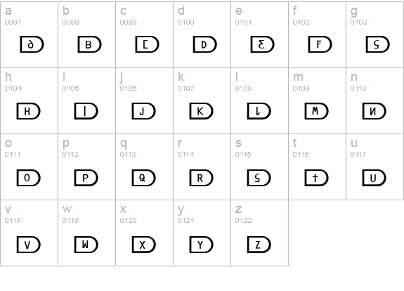 Dna lowercase a-z preview