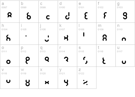 Do-Fuse lowercase a-z preview