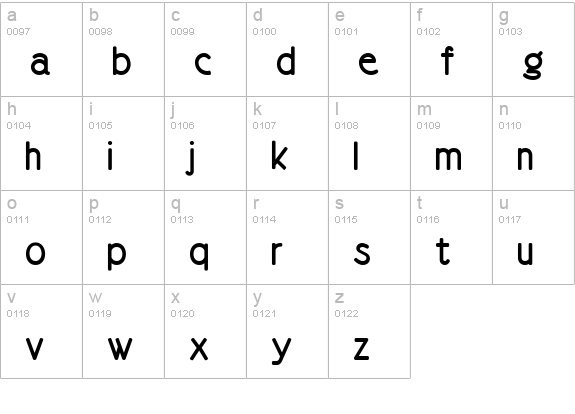 Doctor Jekyll NF lowercase a-z preview
