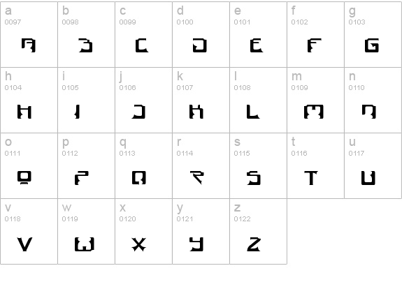 Dogma lowercase a-z preview