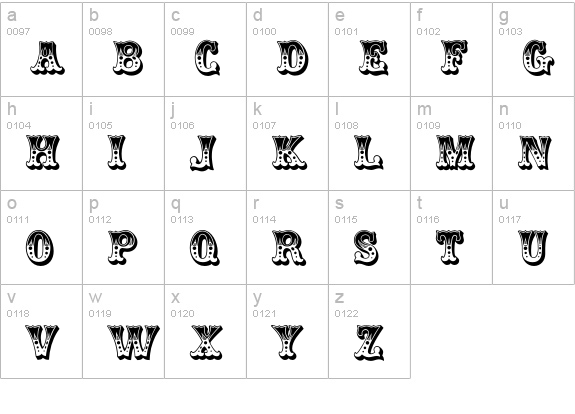 Dolphin lowercase a-z preview