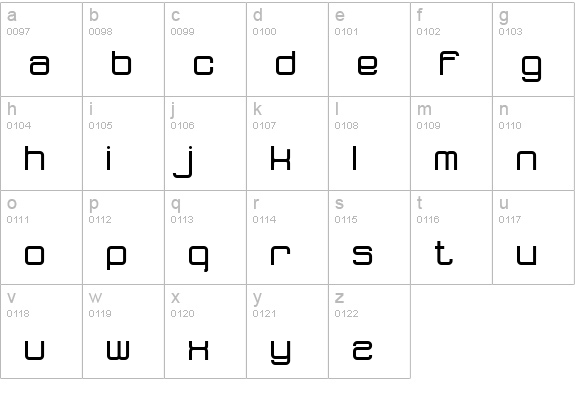 dopenakedfoul lowercase a-z preview