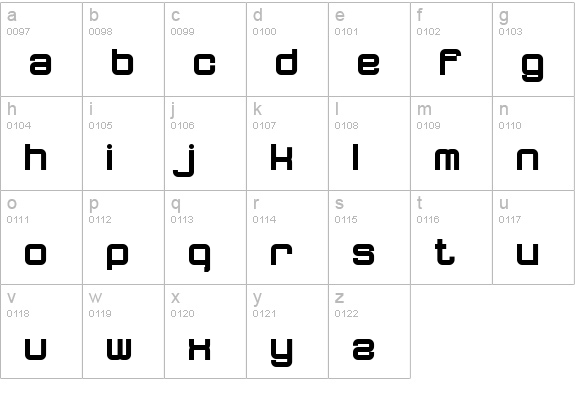 dopenakedfoul phat lowercase a-z preview
