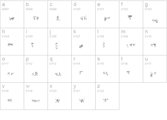 Dotty-2PartTwo lowercase a-z preview