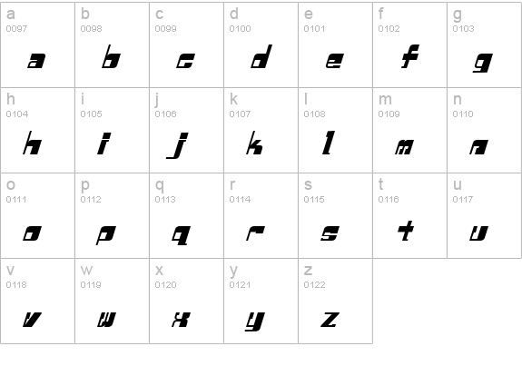 Doubt lowercase a-z preview