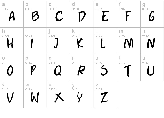 Doujinshi lowercase a-z preview