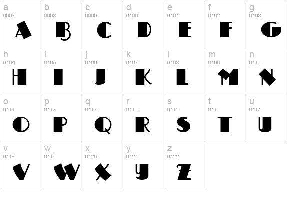 DrumagStudioNF lowercase a-z preview