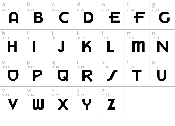 DryCleaners lowercase a-z preview