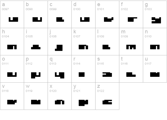 DS PTRLDizel05 lowercase a-z preview