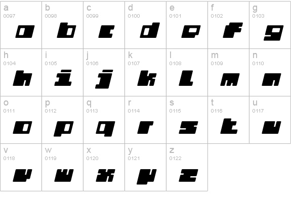 DS PTRLNormalPlus lowercase a-z preview