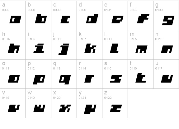 DS PTRLSuperPlus lowercase a-z preview