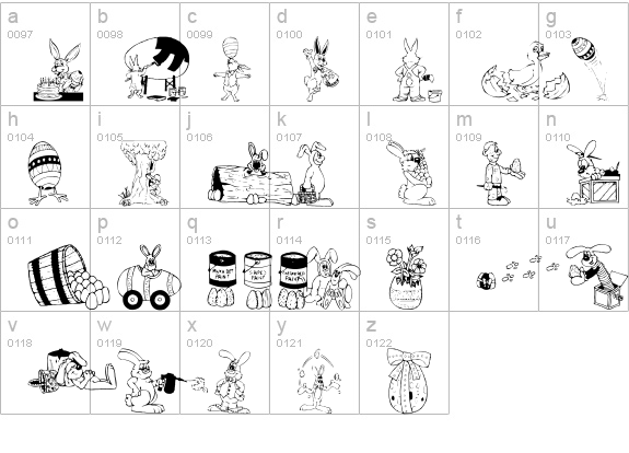 dt lowercase a-z preview