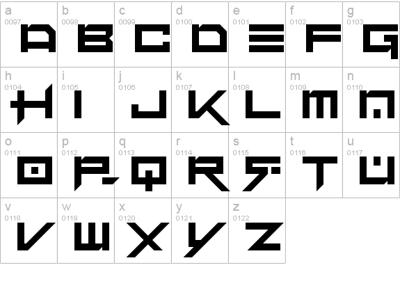 Dubstep Heroes
 lowercase a-z preview